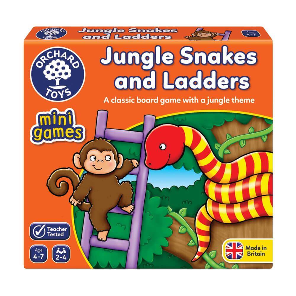 Orchard Toys Jungle Snakes and Ladders Mini Game